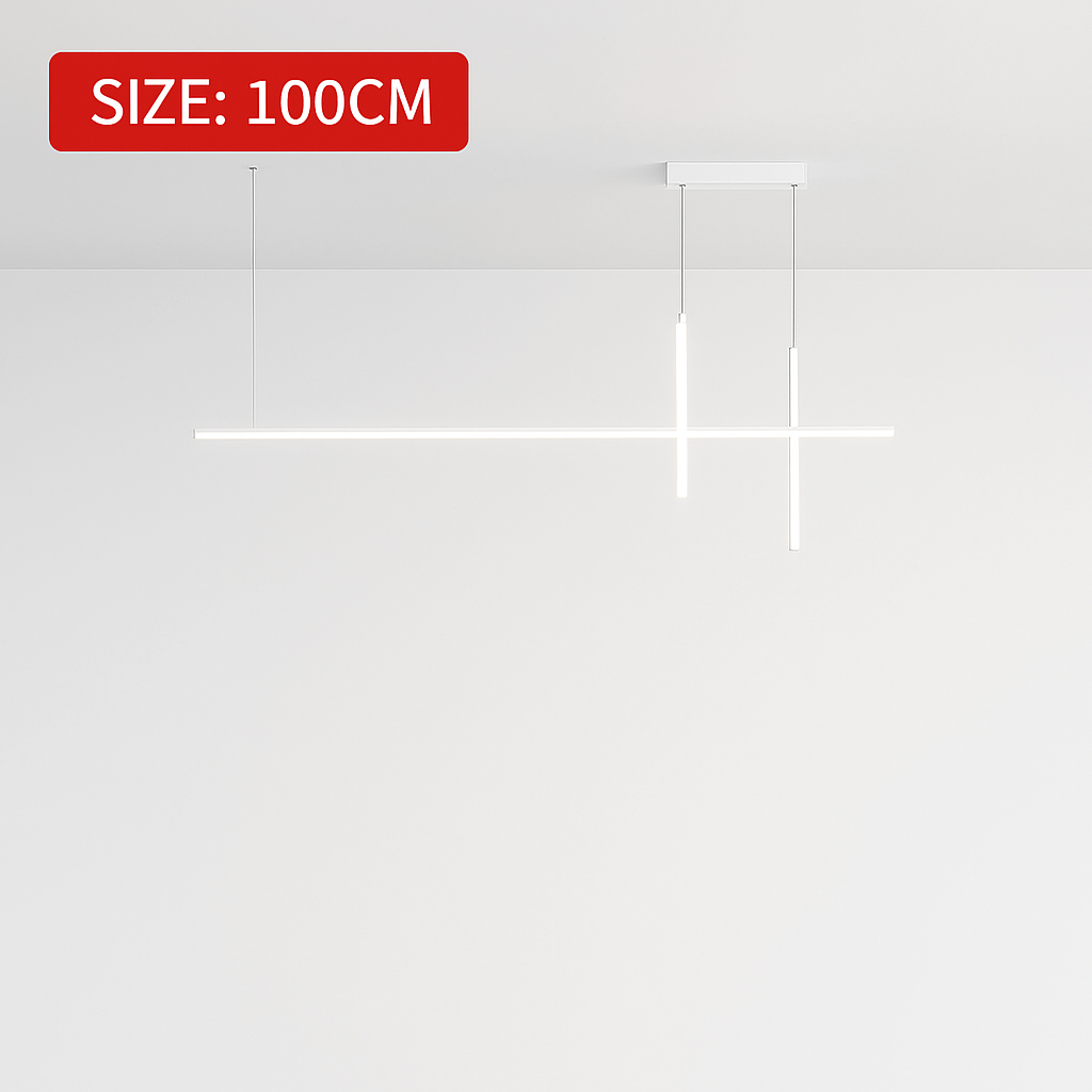 Lustre Led minimaliste moderne dimmable noir pour Table salle à manger cuisine Bar Suspension éclairage Suspension Design Lustre