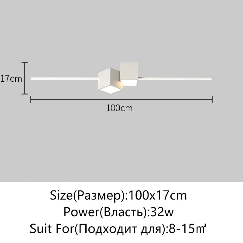 lustre led minimaliste pour éclairage intérieur moderne
