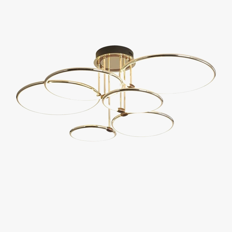 lustre led moderne avec télécommande et variateur pour intérieur