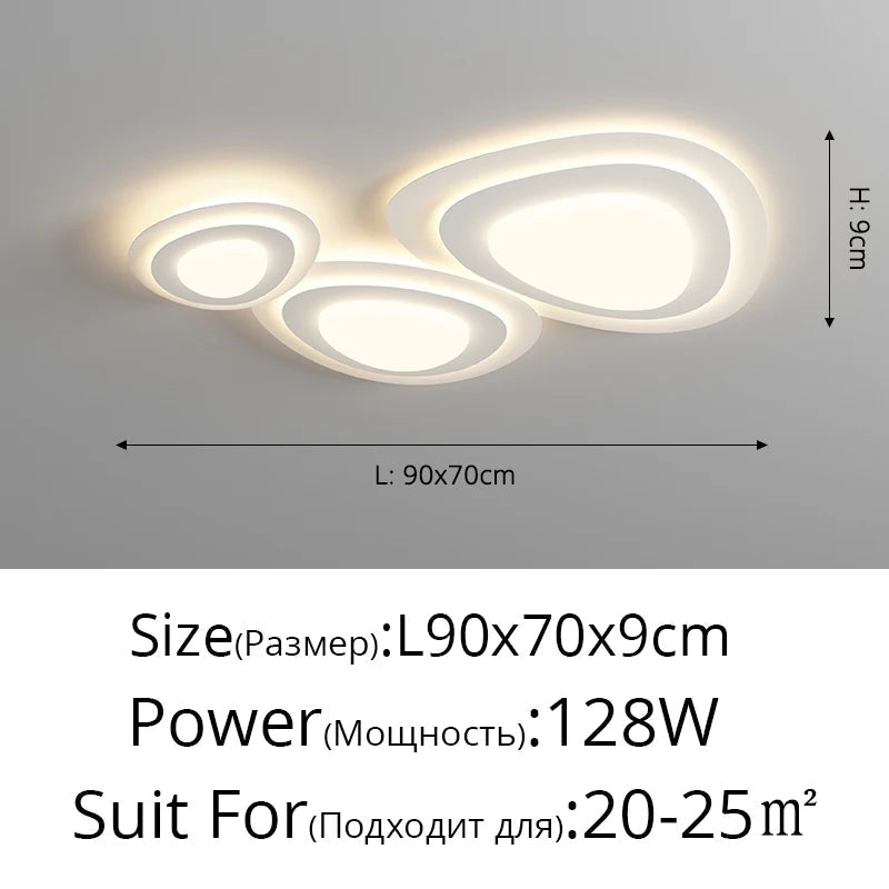lustre led moderne créatif doux pour toute la maison