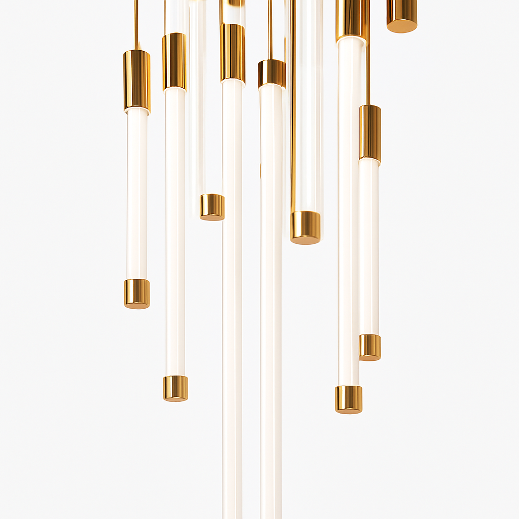 lustre led moderne de luxe pour décoration duplex grenier restaurant