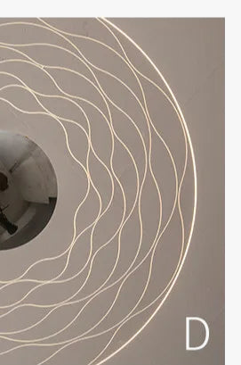 lustre led moderne en acrylique pour éclairage intérieur