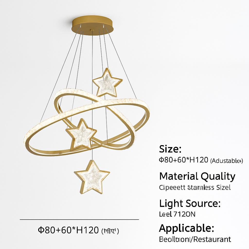 lustre led moderne en cristal pour éclairage intérieur