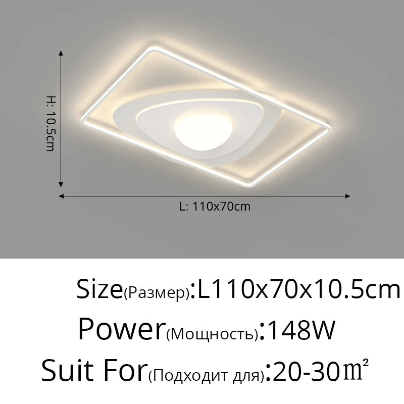 lustre led moderne nordique simple pour éclairage chaud