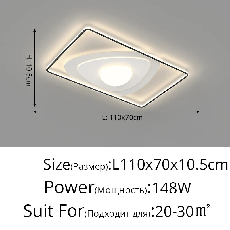 lustre led moderne nordique simple pour éclairage chaud