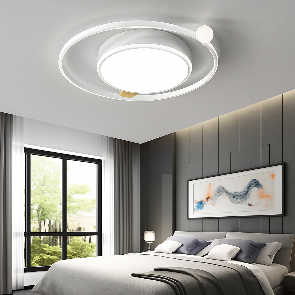 Lustre Led moderne plafonniers simples chambre chevet cuisine plafonnier étude éclairage intérieur à intensité variable