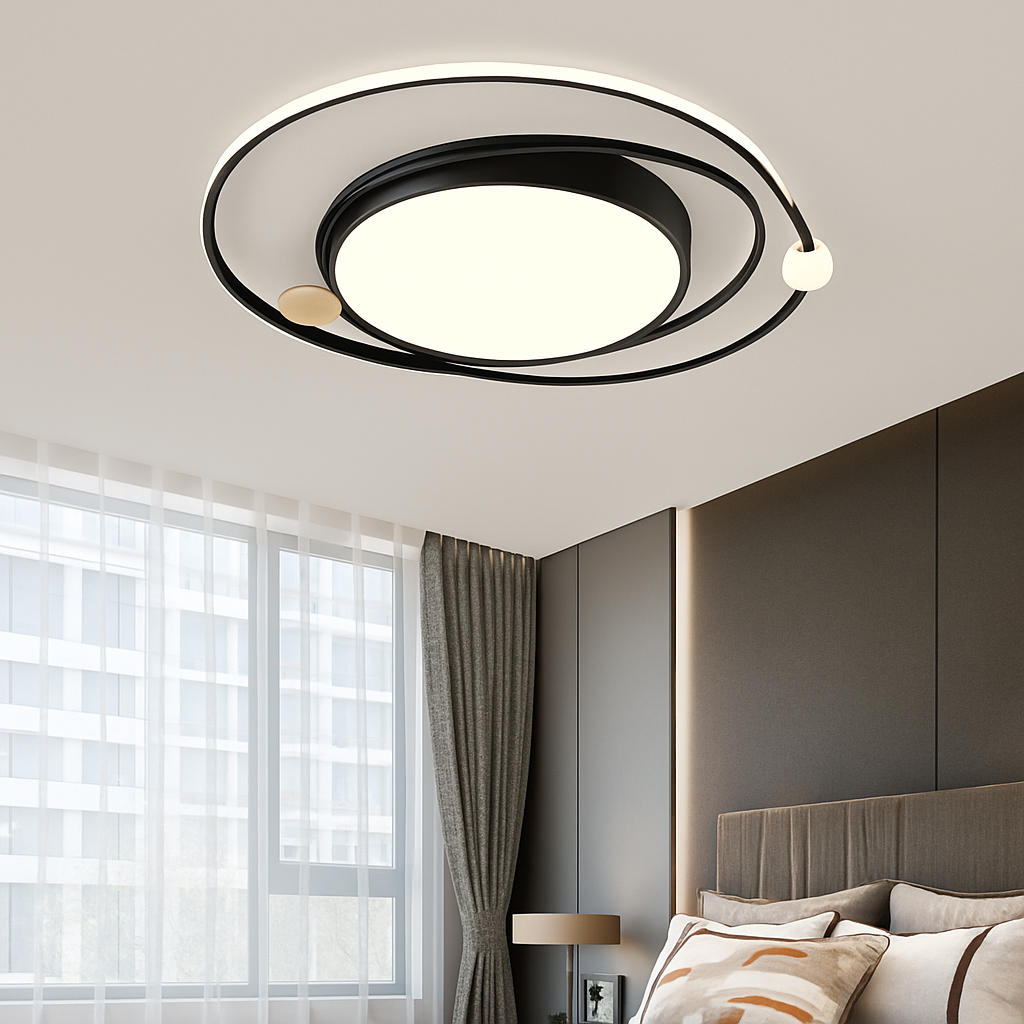 Lustre Led moderne plafonniers simples chambre chevet cuisine plafonnier étude éclairage intérieur à intensité variable