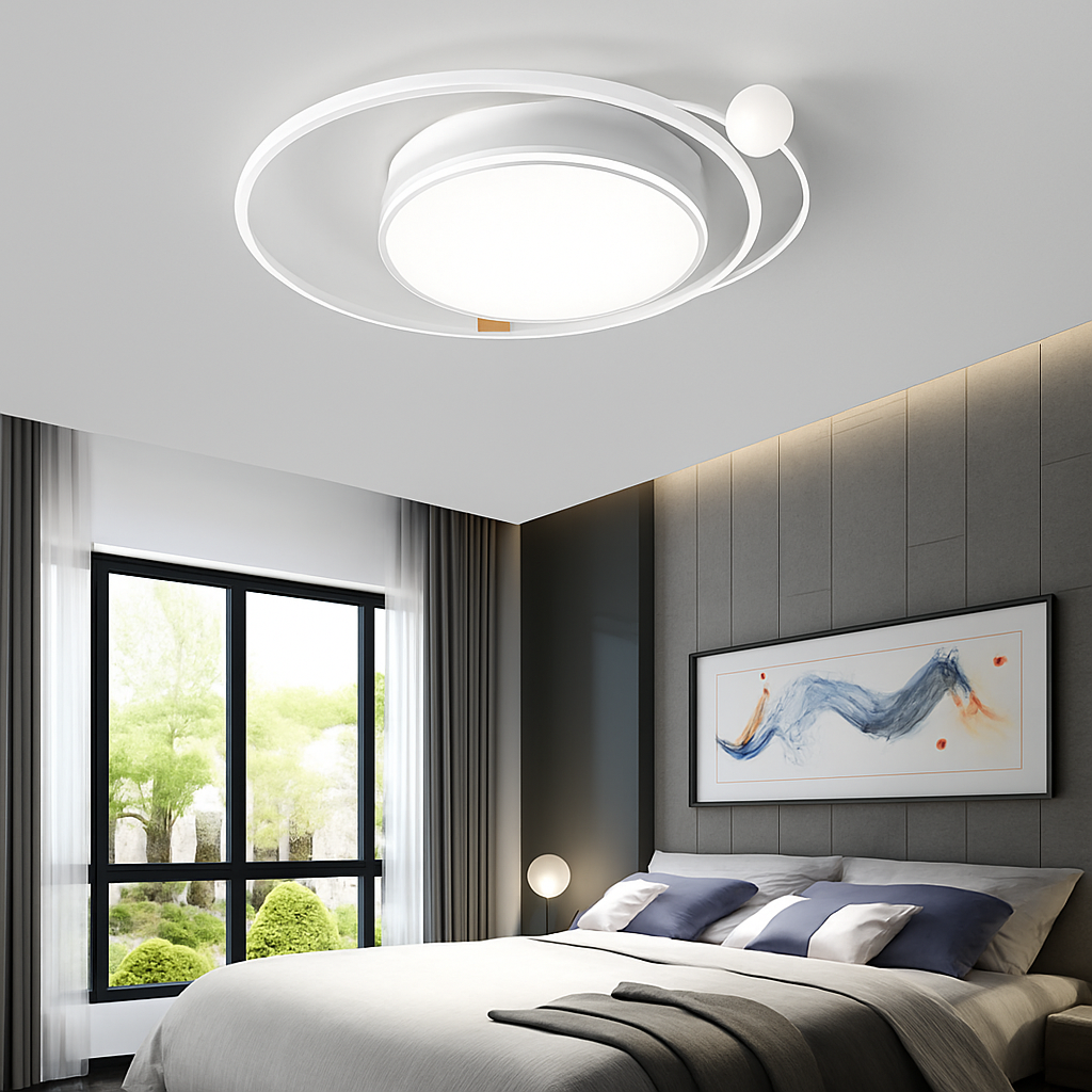 Lustre Led moderne plafonniers simples chambre chevet cuisine plafonnier étude éclairage intérieur à intensité variable