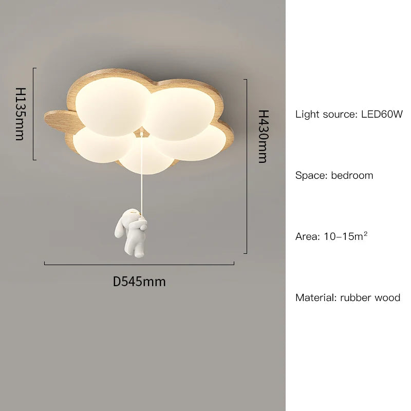 lustre led moderne pour chambre enfant éclairage intelligent créatif