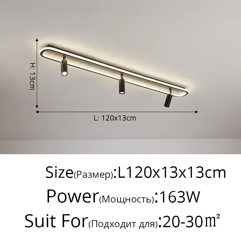 lustre led moderne pour éclairage intérieur gradation longue