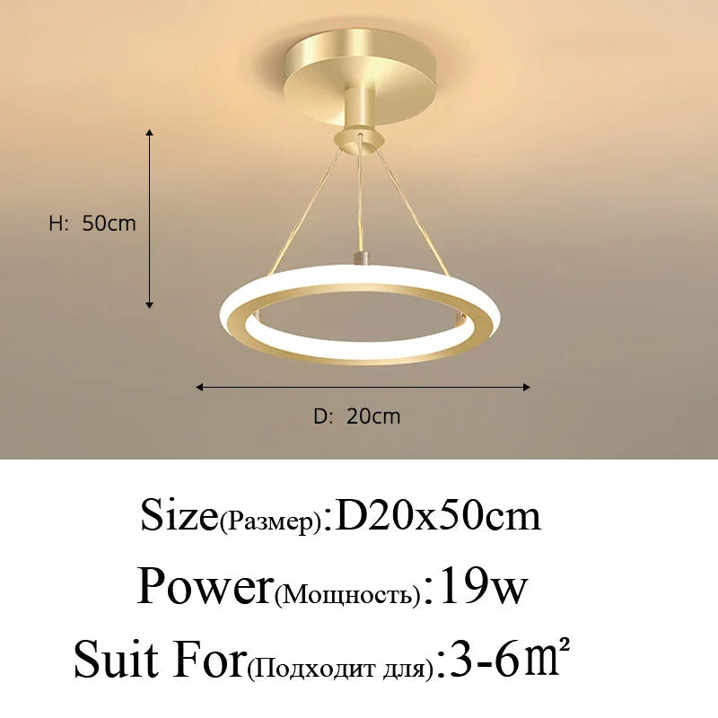 lustre led moderne pour décoration intérieure et éclairage général