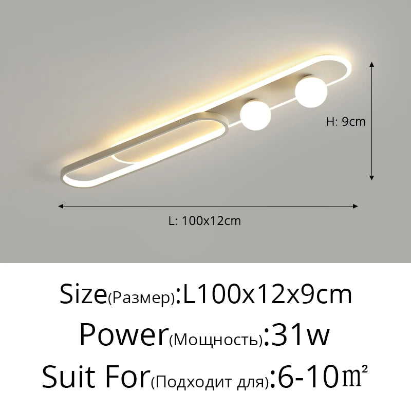 Plafonnier led moderne pour foyer hôtel hall et maison