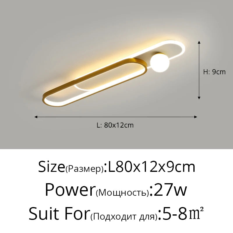 Plafonnier led moderne pour foyer hôtel hall et maison