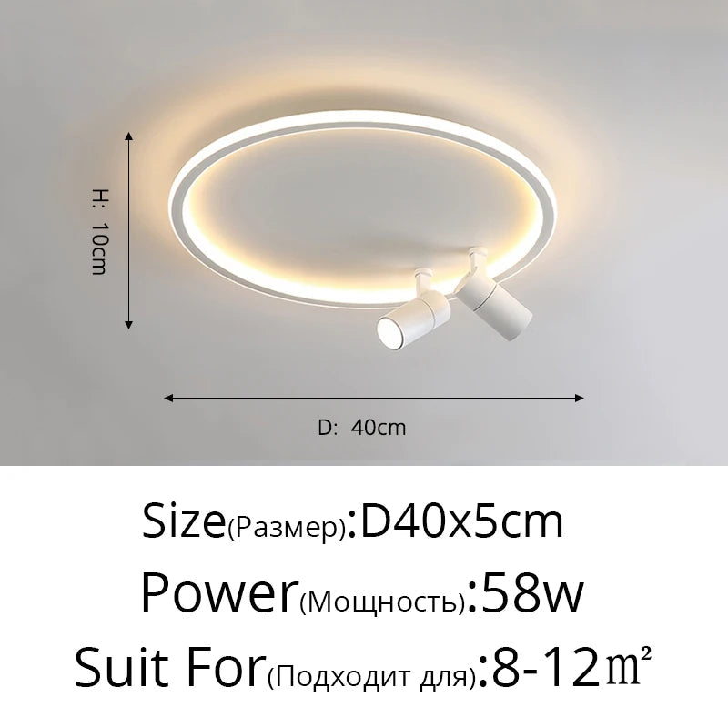 lustre led moderne pour intérieur décoration lumière projecteur
