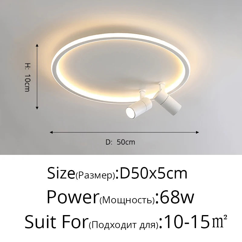 lustre led moderne pour intérieur décoration lumière projecteur