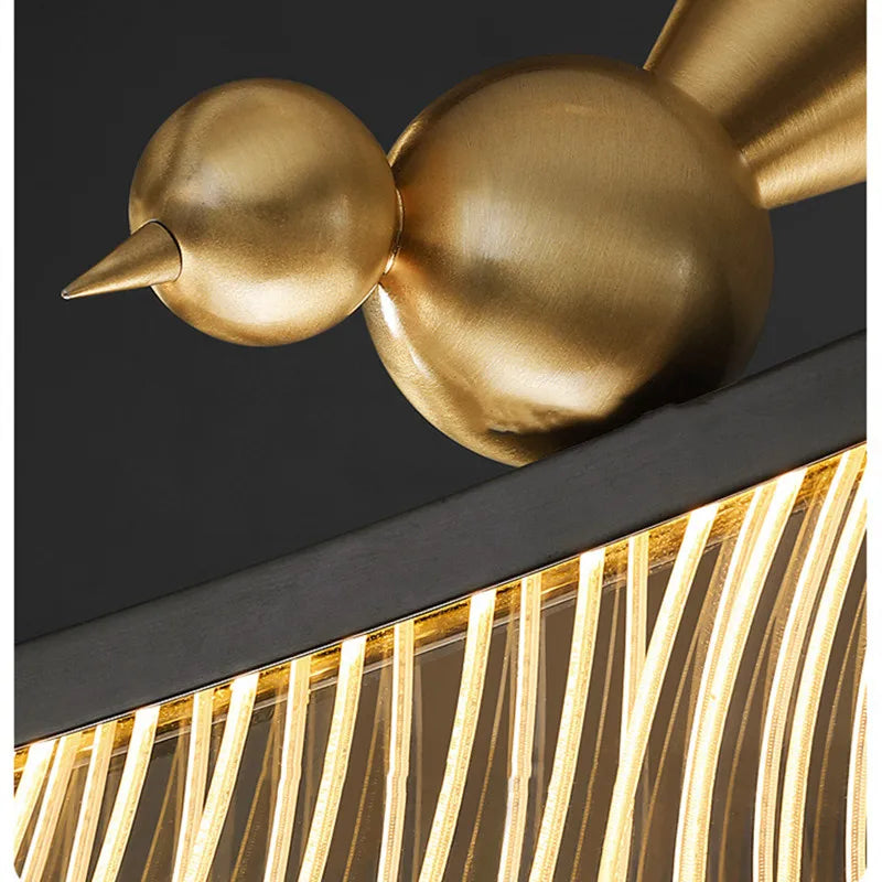 lustre led moderne pour table de restaurant décoration maison