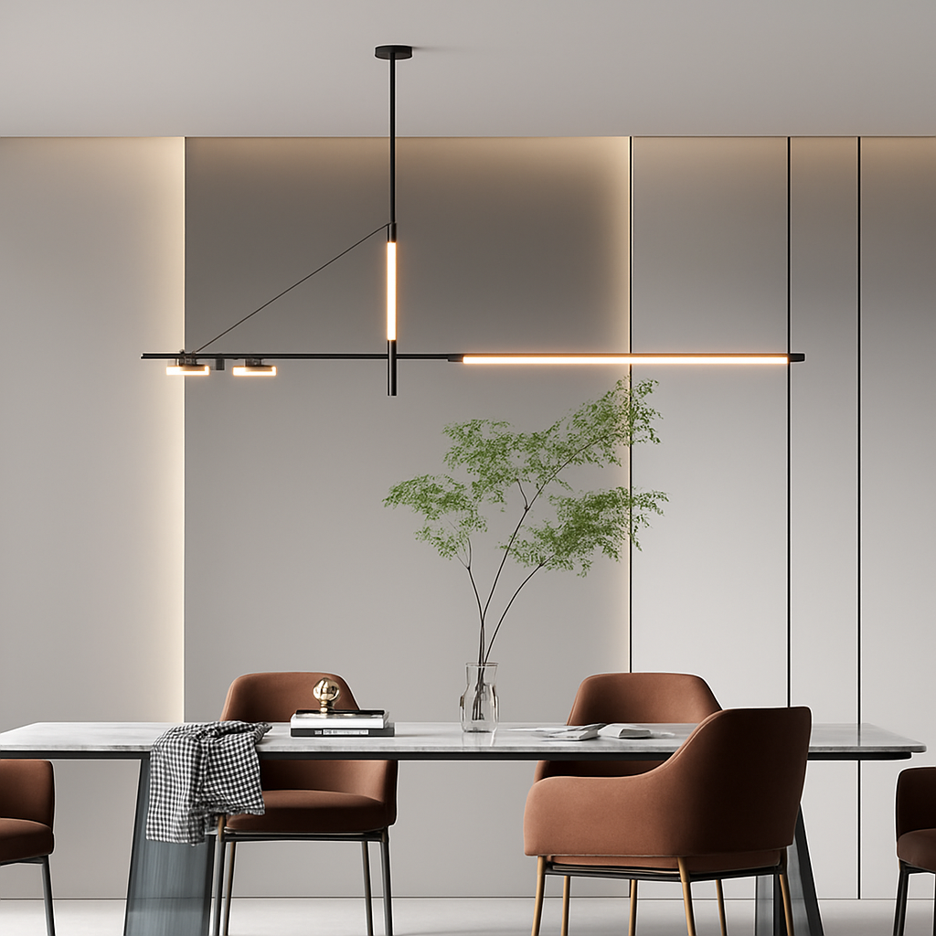 lustre led moderne pour tables alimentaires et décorations