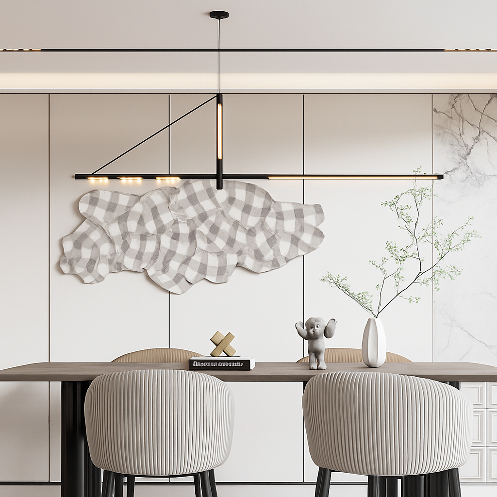 lustre led moderne pour tables alimentaires et décorations