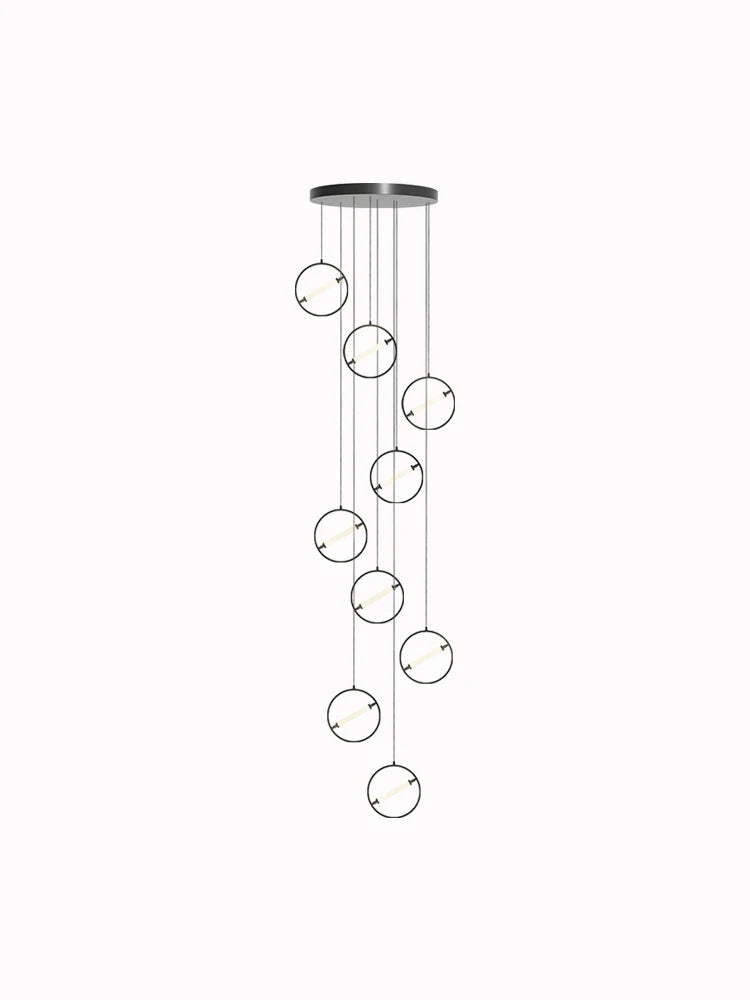 lustre à led moderne pour un éclairage nordique élégant