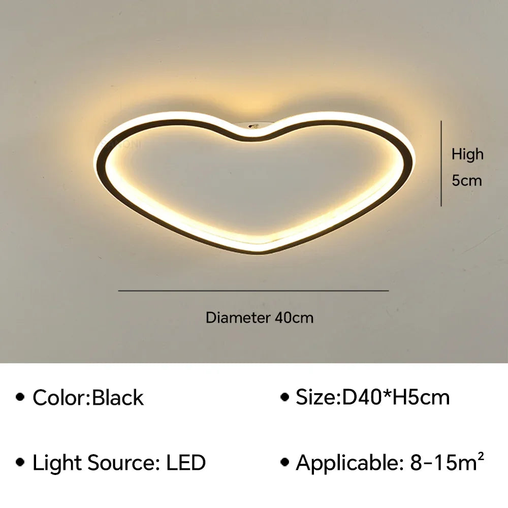 lustre led moderne simple avec forme multiple pour décoration