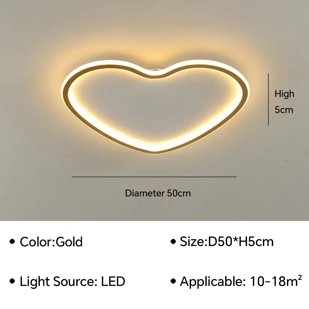lustre led moderne simple avec forme multiple pour décoration