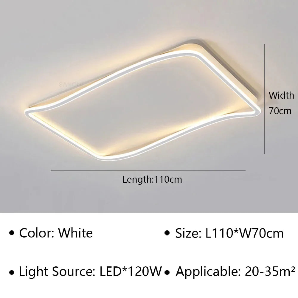 lustre led moderne simple pour diverses utilisations décoratives