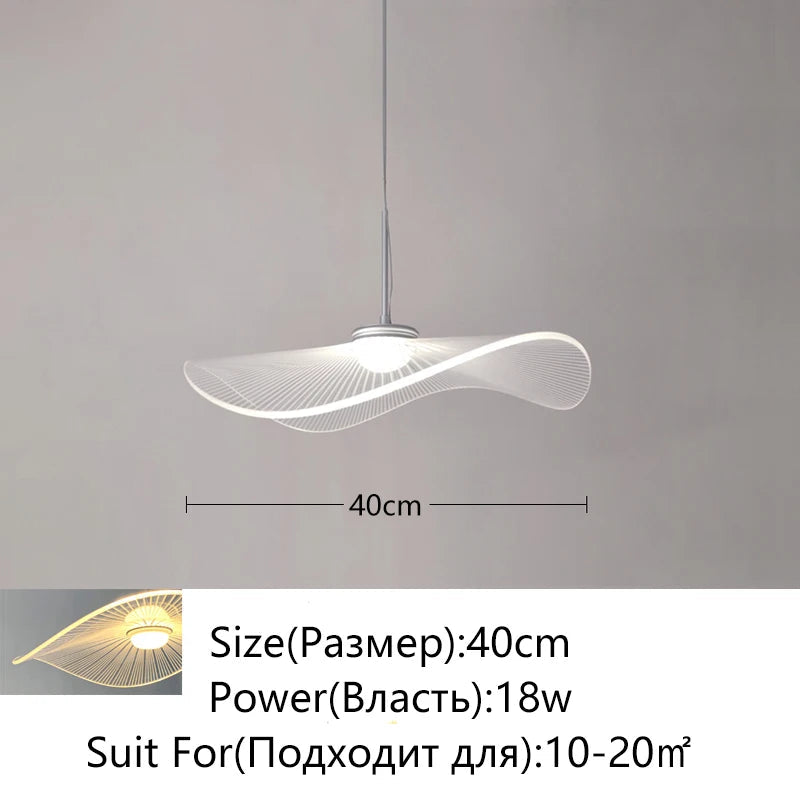 lustre led moderne suspendu lotus classique restaurant