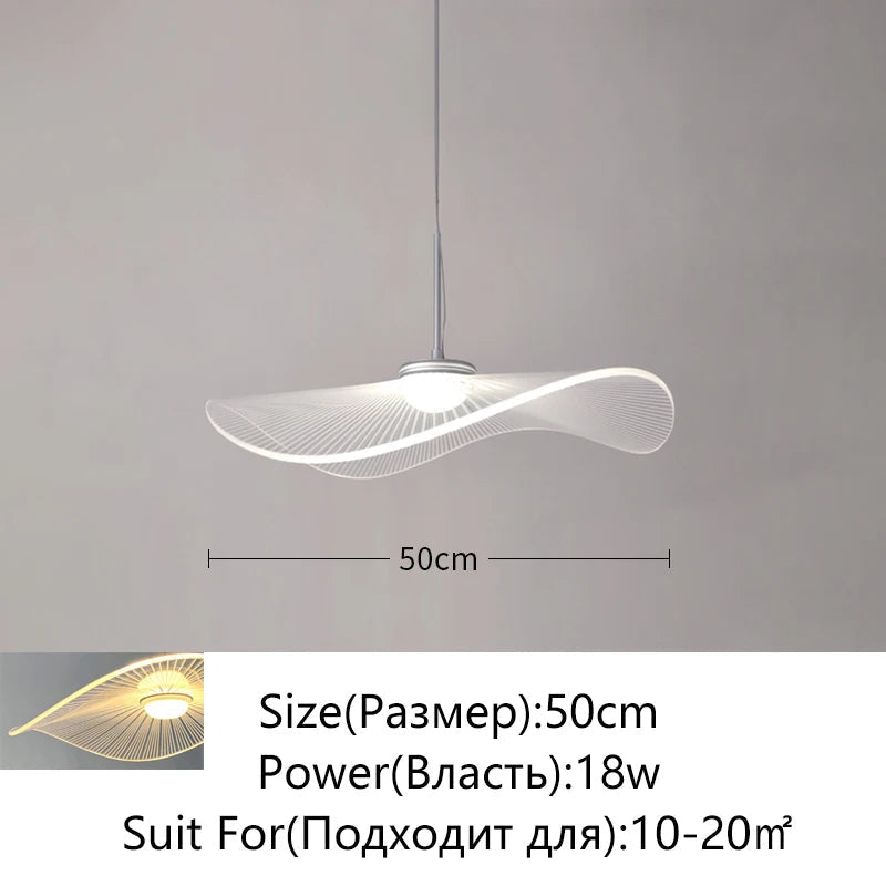 lustre led moderne suspendu lotus classique restaurant