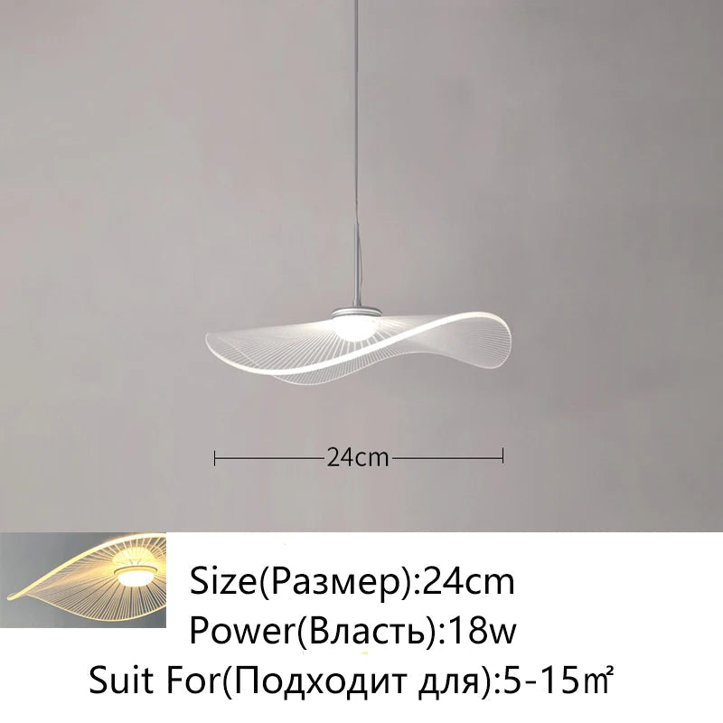 lustre led moderne suspendu lotus classique restaurant