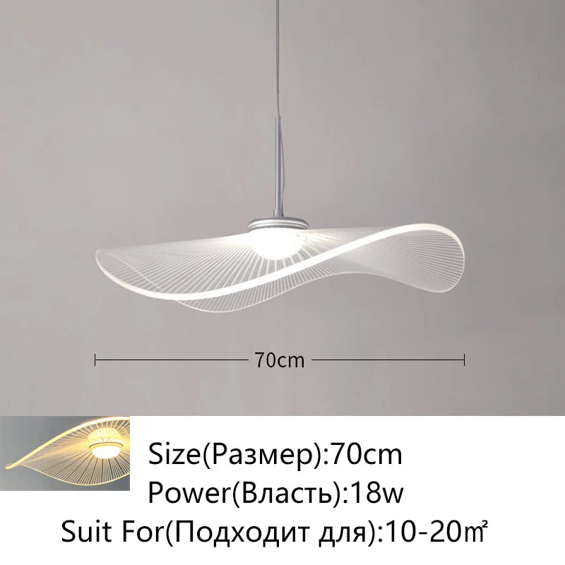 lustre led moderne suspendu lotus classique restaurant
