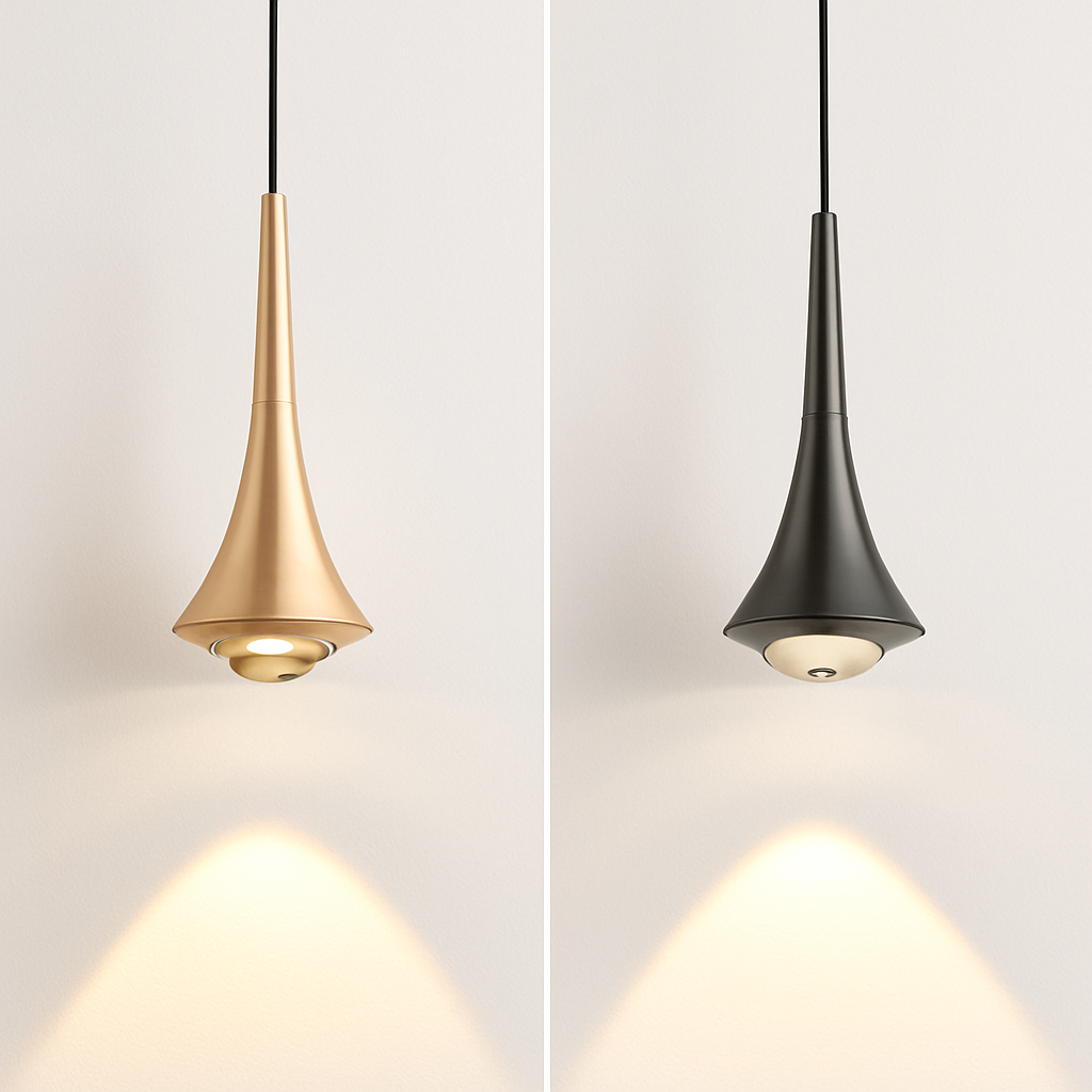 lustre led nordique anti-éblouissant en aluminium à intensité variable