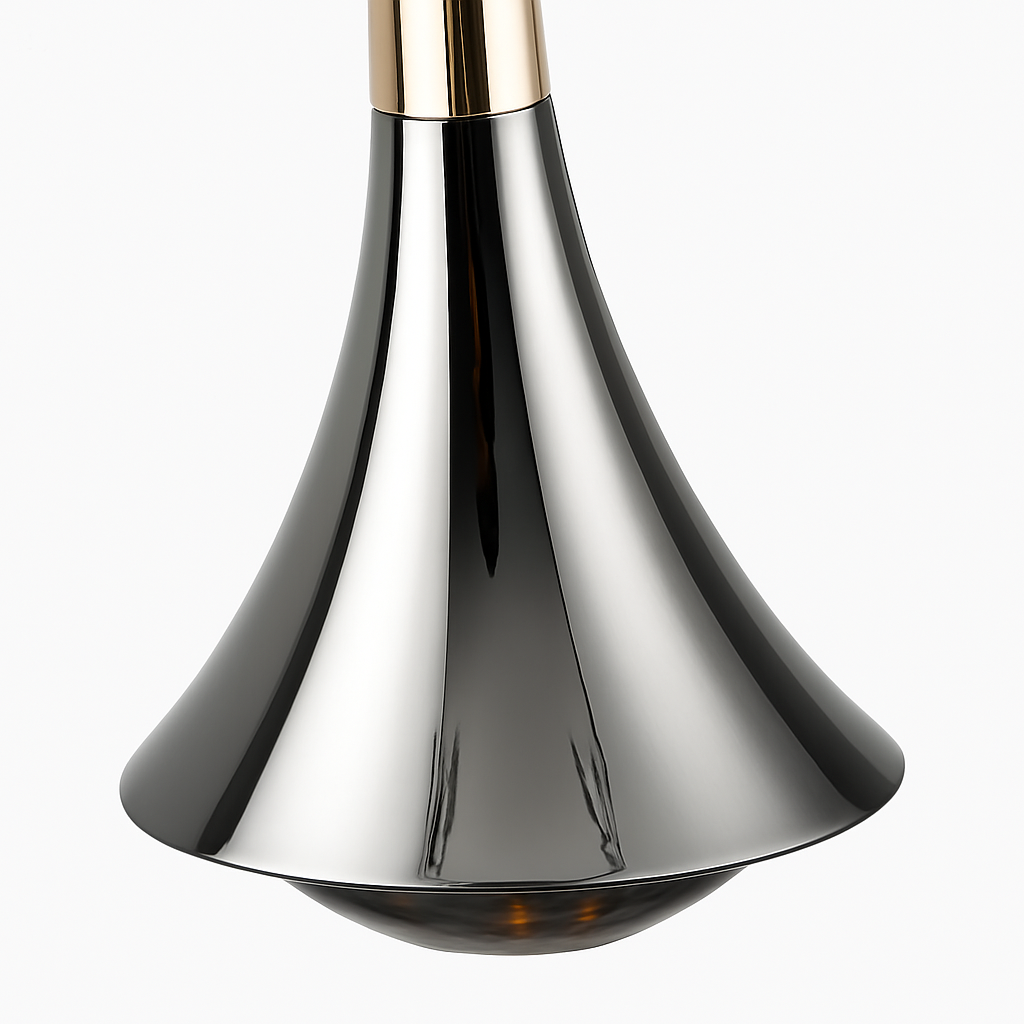 lustre led nordique anti-éblouissant en aluminium à intensité variable