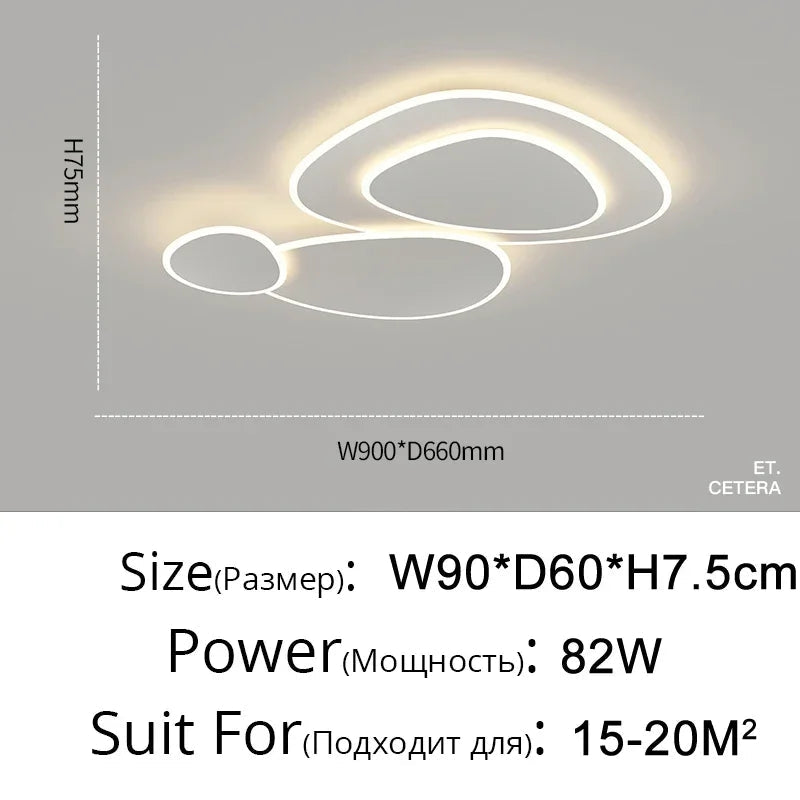 lustre led nordique créatif à intensité variable moderne