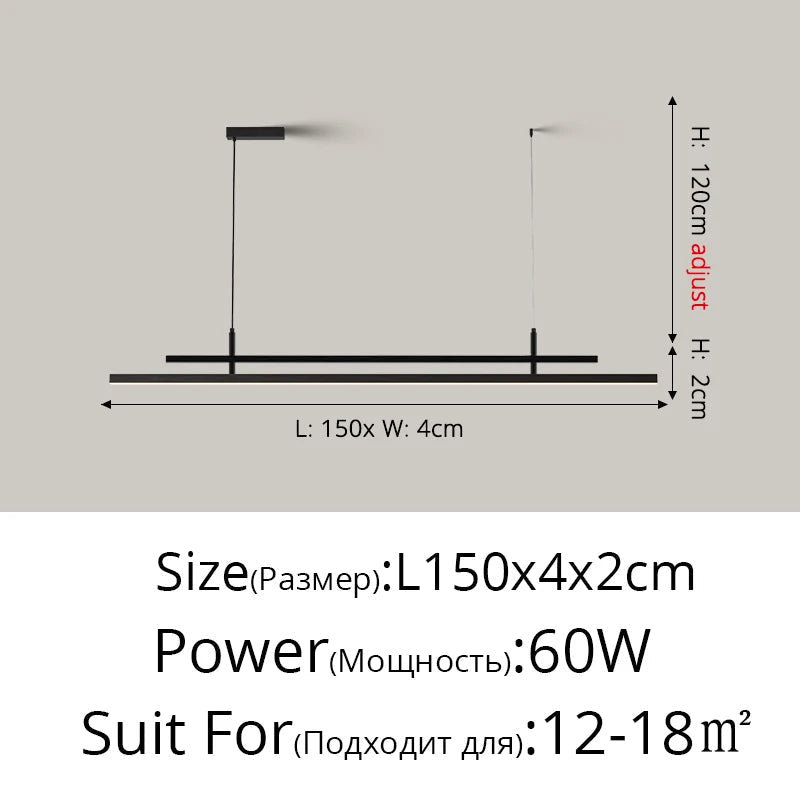 lustre à led nordique design pour éclairage intérieur moderne