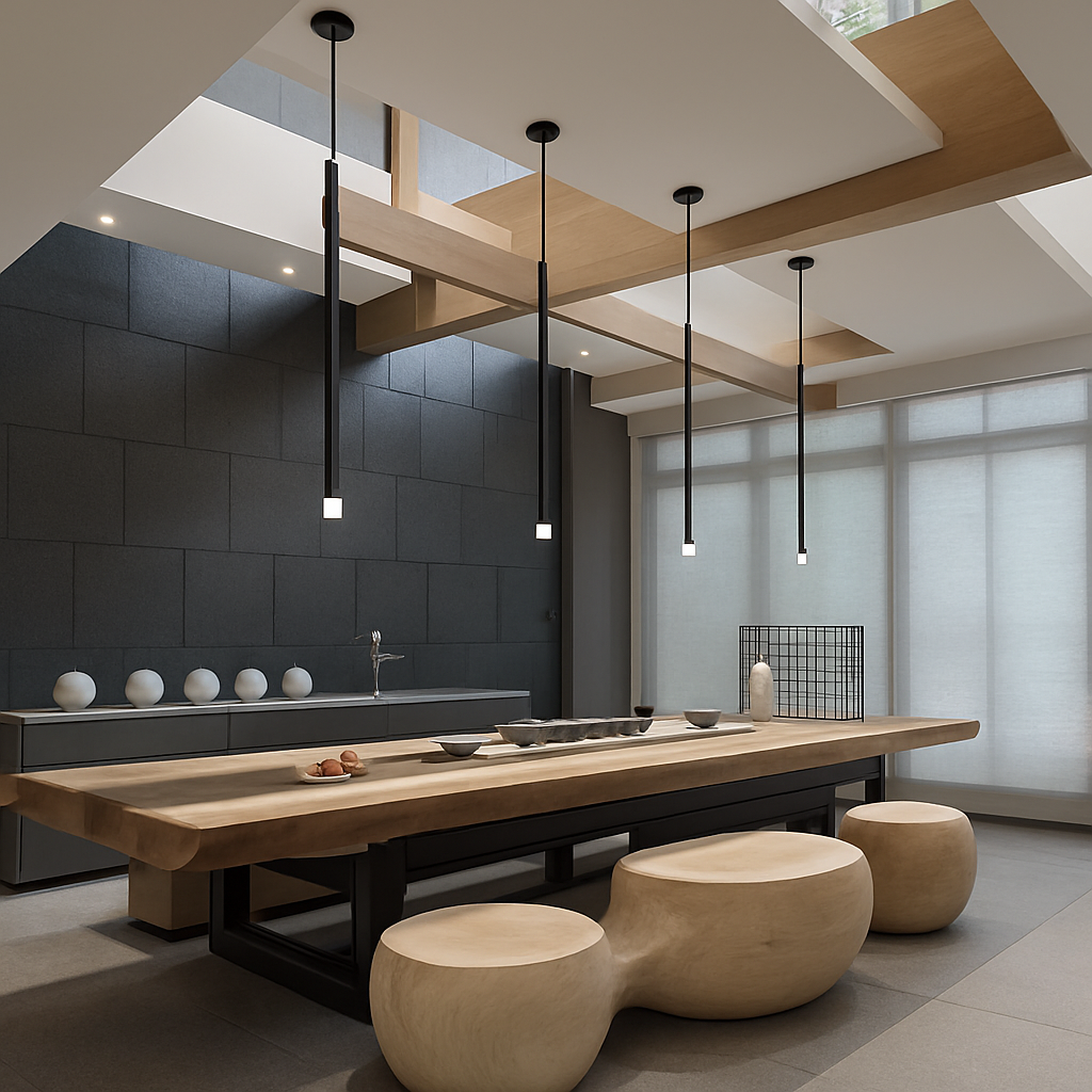 lustre led nordique design pour cuisine restaurant bar