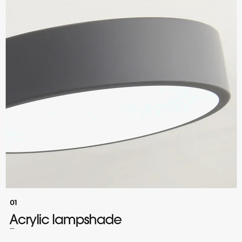 lustre à led nordique pour décoration intérieure moderne