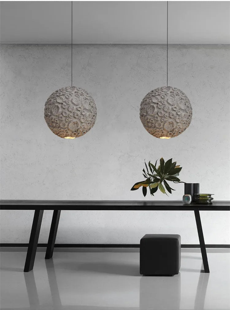 lustre led nordique wabi sabi créatif pour restaurant et café