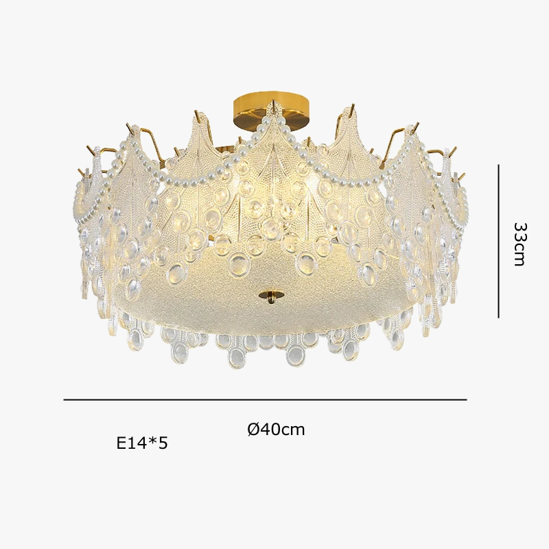 lustre led post-moderne de luxe suspendu pour la saison