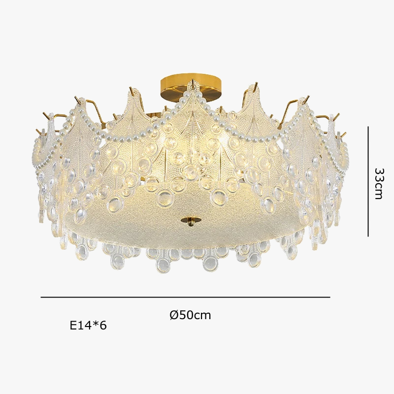 lustre led post-moderne de luxe suspendu pour la saison