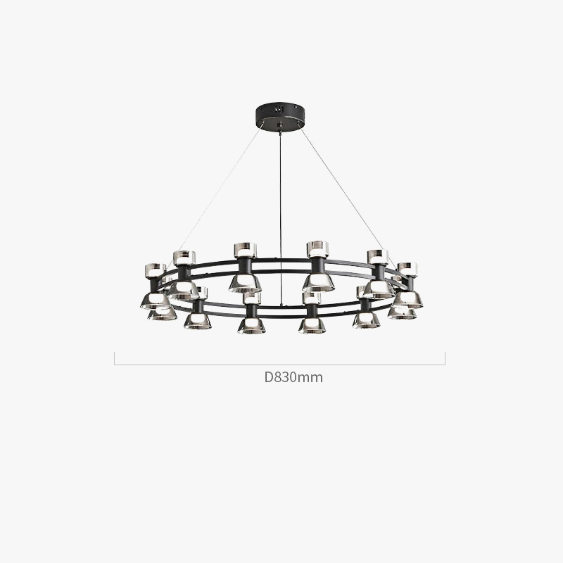 lustre led postmoderne boule suspension luminaire en verre