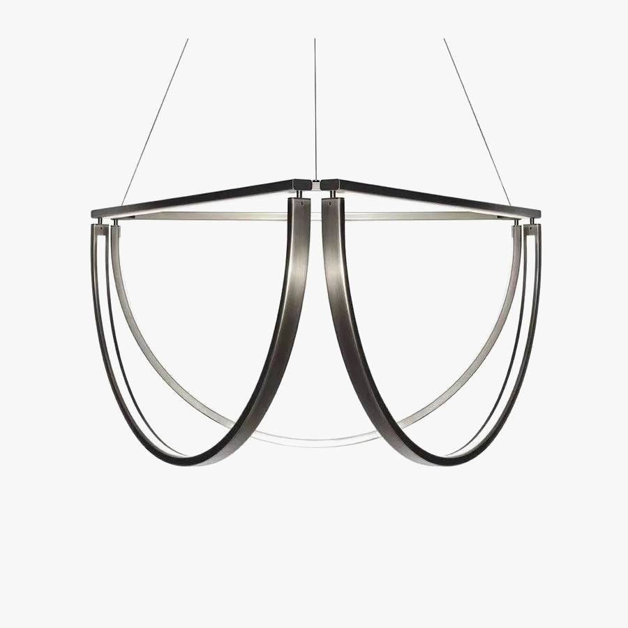 lustre led postmoderne à intensité variable pour intérieur