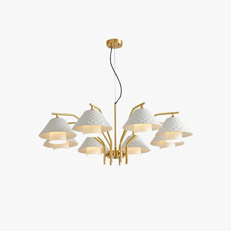 lustre à led pour décoration intérieure moderne et élégante