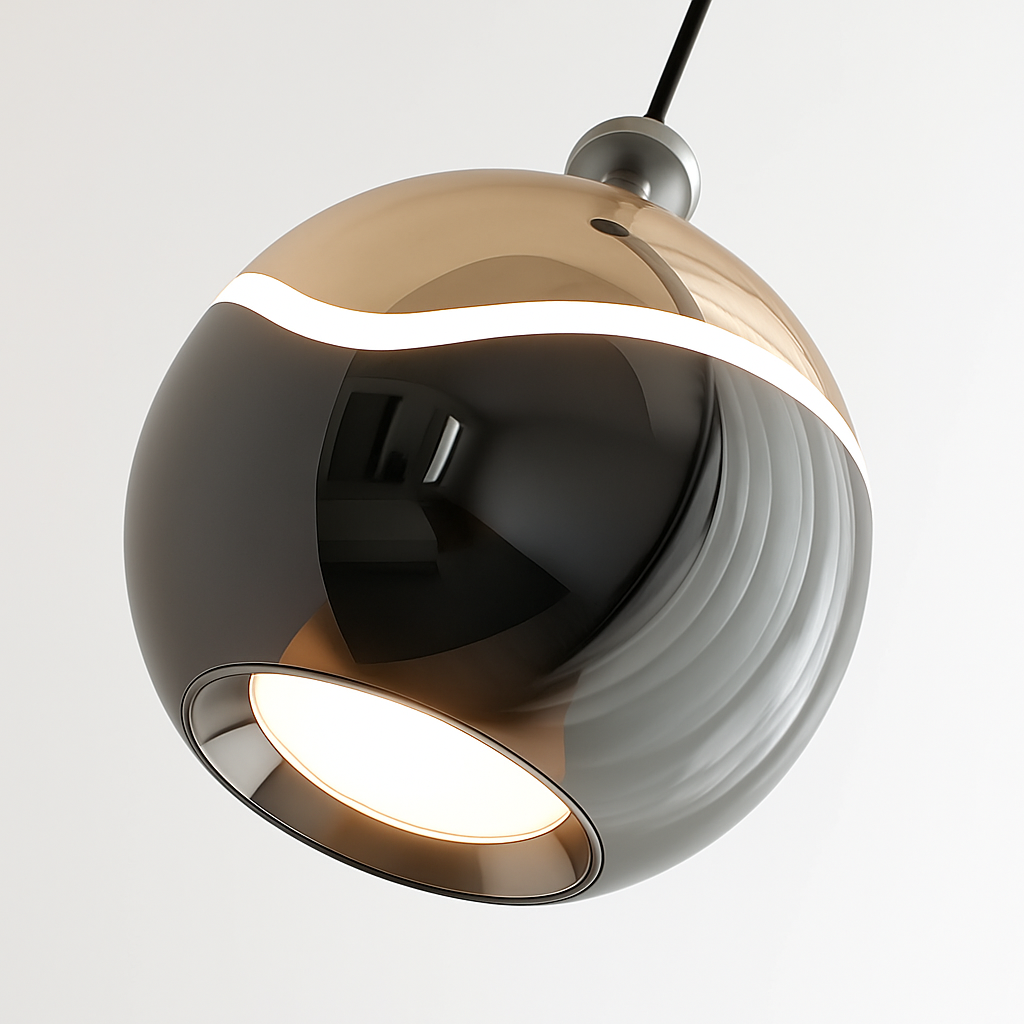 lustre à led pour une décoration moderne et élégante