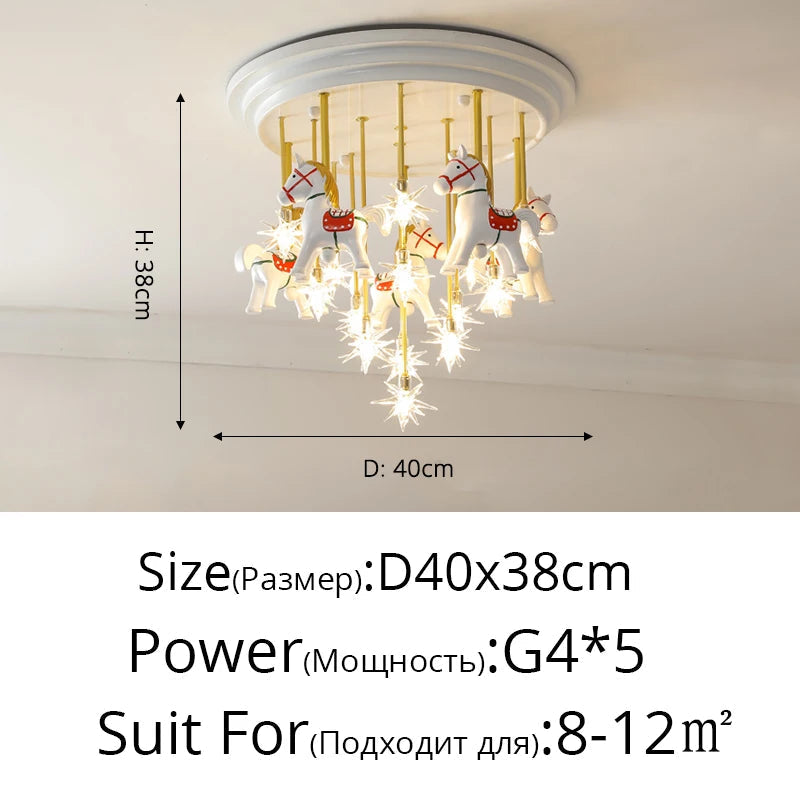 lustre led romantique pour décoration intérieure élégante et chaleureuse