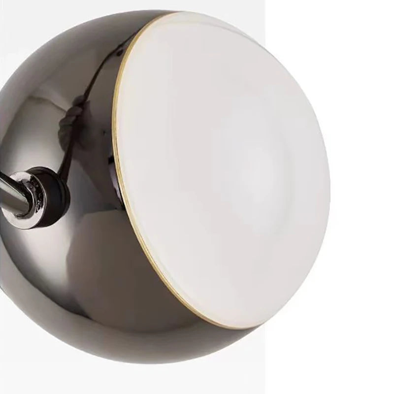 lustre led rotatif moderne pour éclairage intérieur décoratif