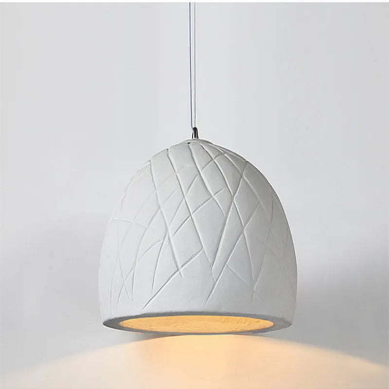 lustre led semi circulaire style wabi sabi nordique créatif