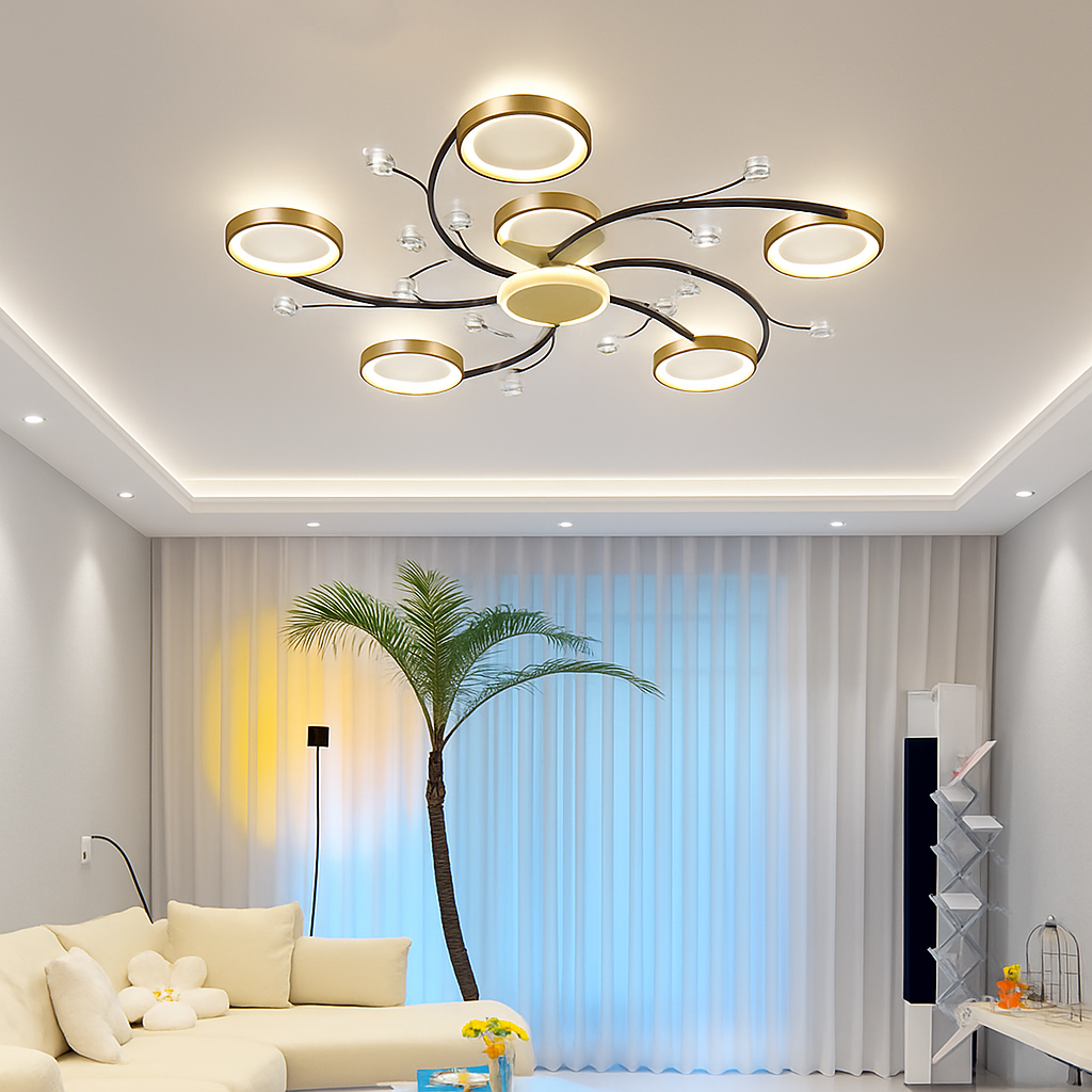 lustre led style nordique décoration maison luminaire suspendu