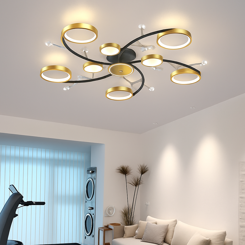 lustre led style nordique décoration maison luminaire suspendu