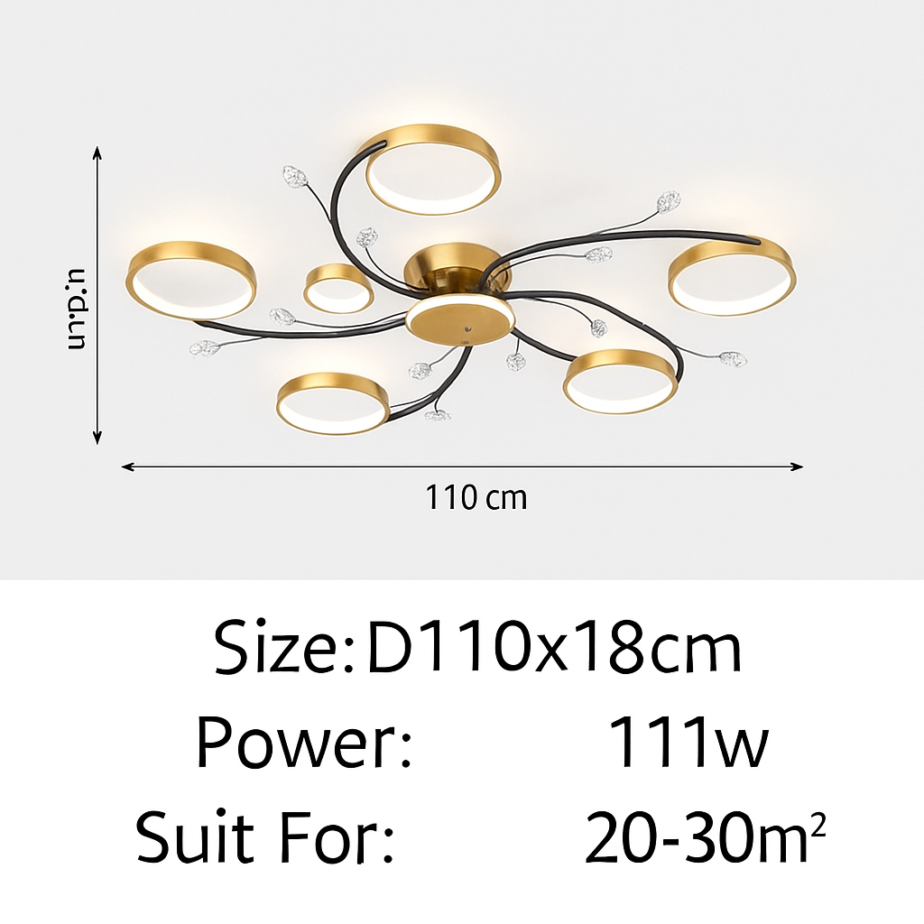 lustre led style nordique décoration maison luminaire suspendu