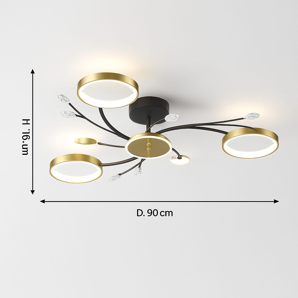 lustre led style nordique décoration maison luminaire suspendu